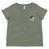 Curvy Collection Women's Fine Jersey V-Neck Tee Thumbnail