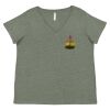 Curvy Collection Women's Fine Jersey V-Neck Tee Thumbnail