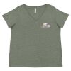 Curvy Collection Women's Fine Jersey V-Neck Tee Thumbnail