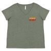 Curvy Collection Women's Fine Jersey V-Neck Tee Thumbnail