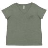 Curvy Collection Women's Fine Jersey V-Neck Tee Thumbnail