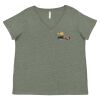 Curvy Collection Women's Fine Jersey V-Neck Tee Thumbnail