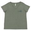 Curvy Collection Women's Fine Jersey V-Neck Tee Thumbnail