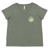 Curvy Collection Women's Fine Jersey V-Neck Tee Thumbnail