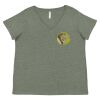 Curvy Collection Women's Fine Jersey V-Neck Tee Thumbnail