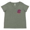 Curvy Collection Women's Fine Jersey V-Neck Tee Thumbnail