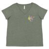 Curvy Collection Women's Fine Jersey V-Neck Tee Thumbnail