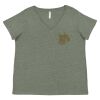 Curvy Collection Women's Fine Jersey V-Neck Tee Thumbnail