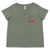 Curvy Collection Women's Fine Jersey V-Neck Tee Thumbnail