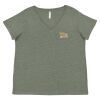 Curvy Collection Women's Fine Jersey V-Neck Tee Thumbnail