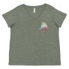 Curvy Collection Women's Fine Jersey V-Neck Tee Thumbnail