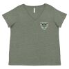 Curvy Collection Women's Fine Jersey V-Neck Tee Thumbnail