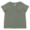 Curvy Collection Women's Fine Jersey V-Neck Tee Thumbnail