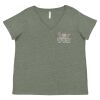 Curvy Collection Women's Fine Jersey V-Neck Tee Thumbnail