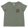 Curvy Collection Women's Fine Jersey V-Neck Tee Thumbnail