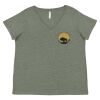 Curvy Collection Women's Fine Jersey V-Neck Tee Thumbnail