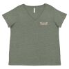 Curvy Collection Women's Fine Jersey V-Neck Tee Thumbnail