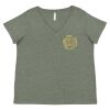 Curvy Collection Women's Fine Jersey V-Neck Tee Thumbnail