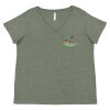Curvy Collection Women's Fine Jersey V-Neck Tee Thumbnail