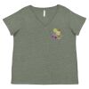 Curvy Collection Women's Fine Jersey V-Neck Tee Thumbnail