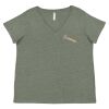 Curvy Collection Women's Fine Jersey V-Neck Tee Thumbnail