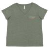 Curvy Collection Women's Fine Jersey V-Neck Tee Thumbnail