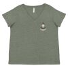 Curvy Collection Women's Fine Jersey V-Neck Tee Thumbnail