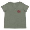 Curvy Collection Women's Fine Jersey V-Neck Tee Thumbnail