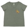 Curvy Collection Women's Fine Jersey V-Neck Tee Thumbnail