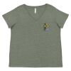 Curvy Collection Women's Fine Jersey V-Neck Tee Thumbnail