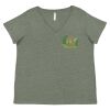 Curvy Collection Women's Fine Jersey V-Neck Tee Thumbnail