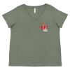 Curvy Collection Women's Fine Jersey V-Neck Tee Thumbnail