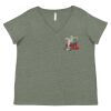 Curvy Collection Women's Fine Jersey V-Neck Tee Thumbnail