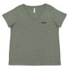 Curvy Collection Women's Fine Jersey V-Neck Tee Thumbnail