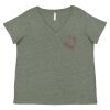 Curvy Collection Women's Fine Jersey V-Neck Tee Thumbnail