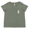 Curvy Collection Women's Fine Jersey V-Neck Tee Thumbnail