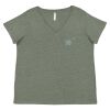 Curvy Collection Women's Fine Jersey V-Neck Tee Thumbnail