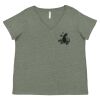 Curvy Collection Women's Fine Jersey V-Neck Tee Thumbnail