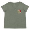 Curvy Collection Women's Fine Jersey V-Neck Tee Thumbnail