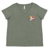 Curvy Collection Women's Fine Jersey V-Neck Tee Thumbnail