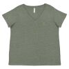Curvy Collection Women's Fine Jersey V-Neck Tee Thumbnail