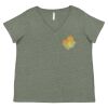 Curvy Collection Women's Fine Jersey V-Neck Tee Thumbnail