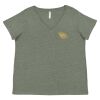 Curvy Collection Women's Fine Jersey V-Neck Tee Thumbnail