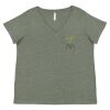 Curvy Collection Women's Fine Jersey V-Neck Tee Thumbnail