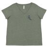 Curvy Collection Women's Fine Jersey V-Neck Tee Thumbnail