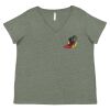 Curvy Collection Women's Fine Jersey V-Neck Tee Thumbnail