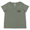 Curvy Collection Women's Fine Jersey V-Neck Tee Thumbnail