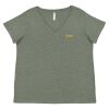 Curvy Collection Women's Fine Jersey V-Neck Tee Thumbnail