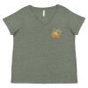Curvy Collection Women's Fine Jersey V-Neck Tee Thumbnail