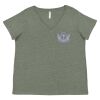 Curvy Collection Women's Fine Jersey V-Neck Tee Thumbnail